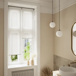 Store enrouleur thermique salle de bains Badallo blanc l.40 x H.140cm Goodhome