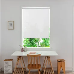 Store enrouleur thermique salle de bains Badallo blanc l.120 x H.180cm Goodhome