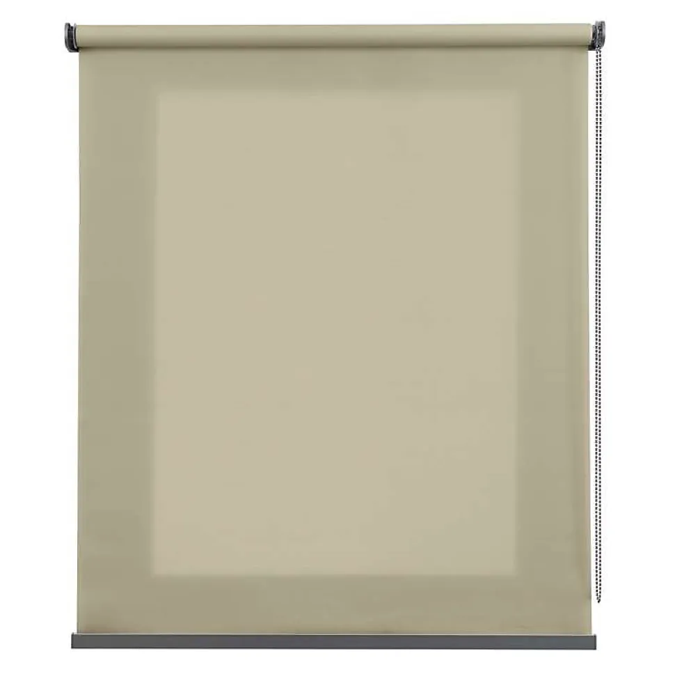 Store Enrouleur translucide Premium avec finitions en Aluminium pour fenêtres et Portes Écru 60x180 cm