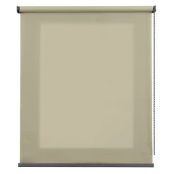 Store Enrouleur translucide Premium avec finitions en Aluminium pour fenêtres et Portes Écru 180x250 cm