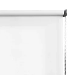 Store Enrouleur Translucide Premium Finitions en Aluminium Blanc 140 x 180 cm