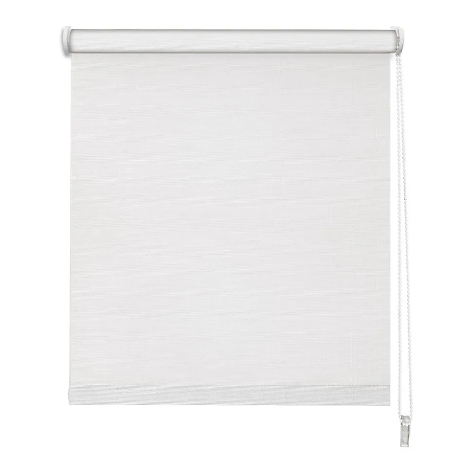 Store enrouleur voile blanc l.210 x H.190cm Madeco