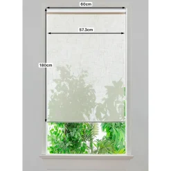 Store enrouleur voile sans perçage Emini beige l.60 x H.180cm Goodhome