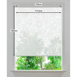Store enrouleur voile sans perçage Flasor blanc cassé l.120 x H.180cm Goodhome