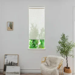 Store enrouleur voile sans perçage Emini beige l.40 x H.140cm Goodhome