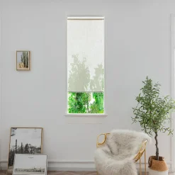 Store enrouleur voile sans perçage Emini beige l.55 x H.180cm Goodhome