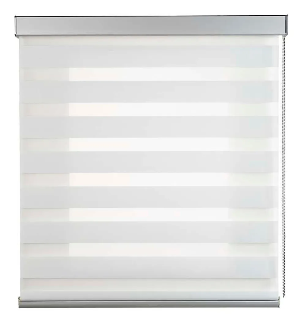 Store Jour Nuit Stores Enrouleurs avec Finitions en Aluminium de Qualité Supérieure Blanc 160 x 250cm