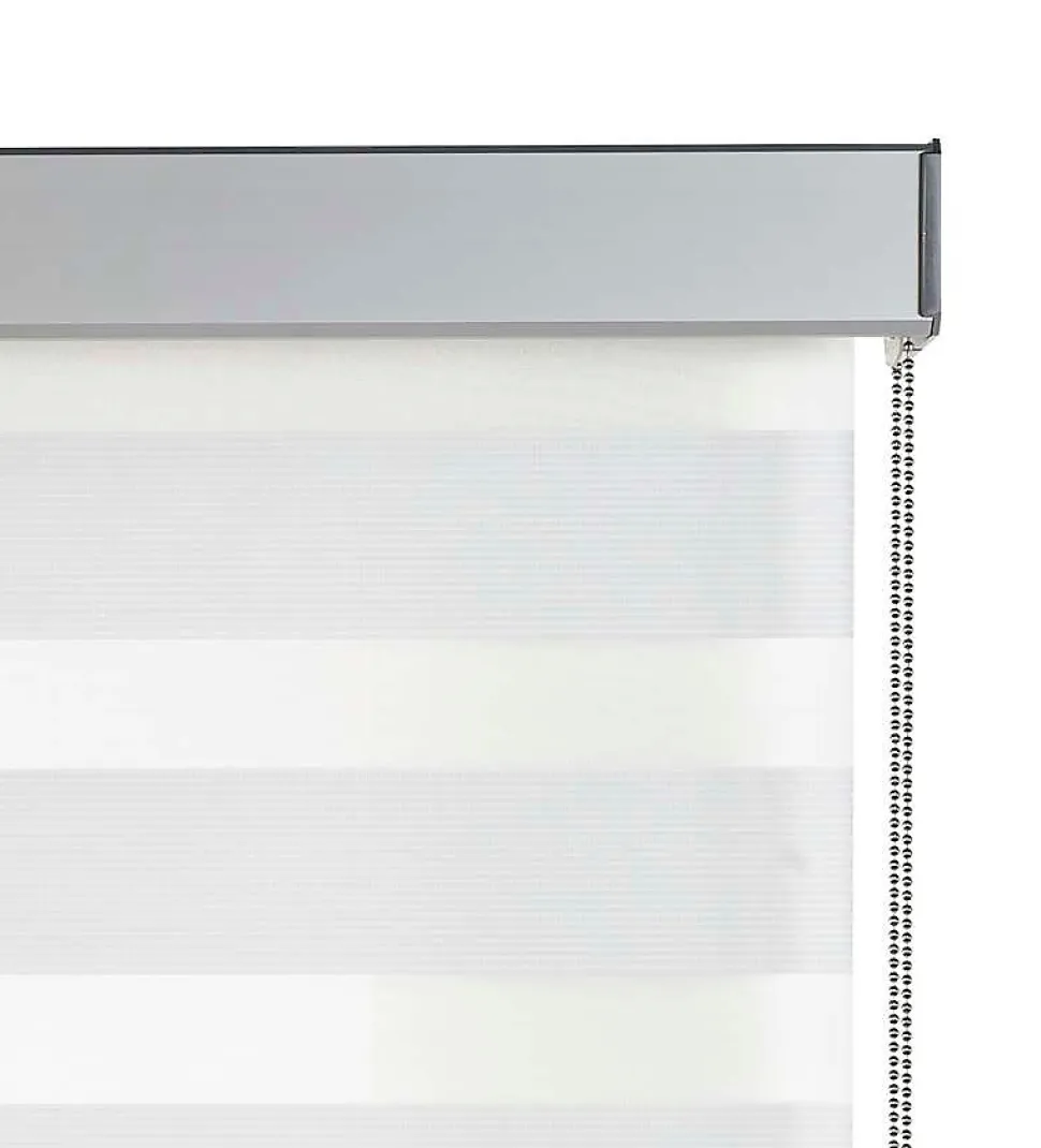 Store Jour Nuit Stores Enrouleurs avec Finitions en Aluminium de Qualité Supérieure Blanc 160 x 250cm