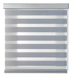 Store Jour Nuit Stores Enrouleurs avec Finitions en Aluminium de Qualité Supérieure Gris 80 x 250cm