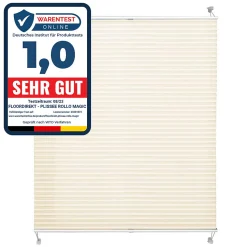 Store plissé Magic Blanc crème 110 cm x 100 cm - Floordirekt
