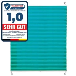 Store plissé Magic Bleu pétrole 110 x 200 cm - Floordirekt