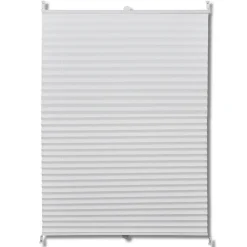 Store plisse en blanc 90 x blanc Helloshop26
