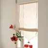 Store Relevable Beige avec Pompon (90x165 cm - Beige)