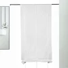 Store Relevable Fantaisie à "Petits Carrés" (70x200 cm - Blanc)