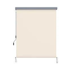 Store vertical pour balcon terrasse exterieur beige Helloshop26