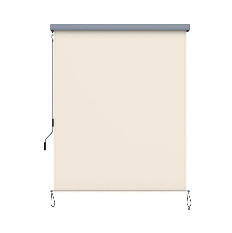 Store vertical pour balcon terrasse exterieur beige Helloshop26