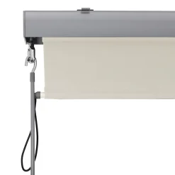 Store vertical pour balcon terrasse exterieur beige Helloshop26