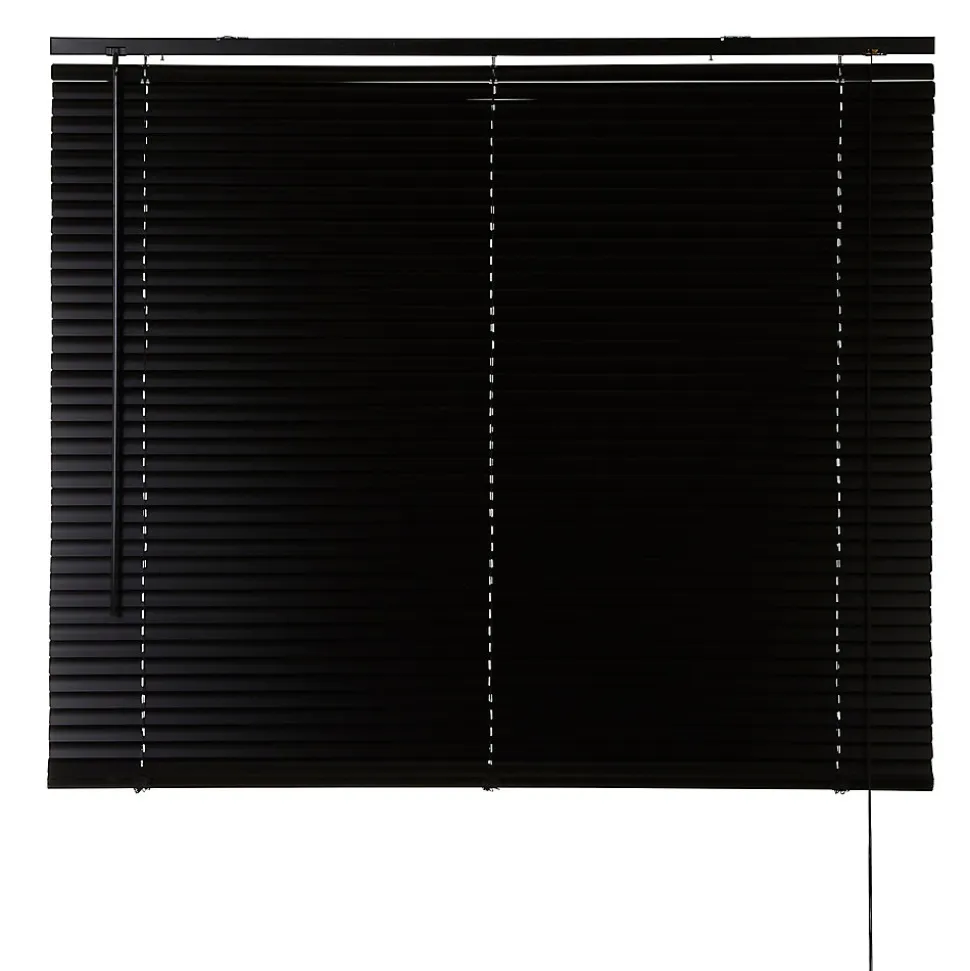 Store vénitien aluminium noir l.90 x H.180 cm GoodHome Studio