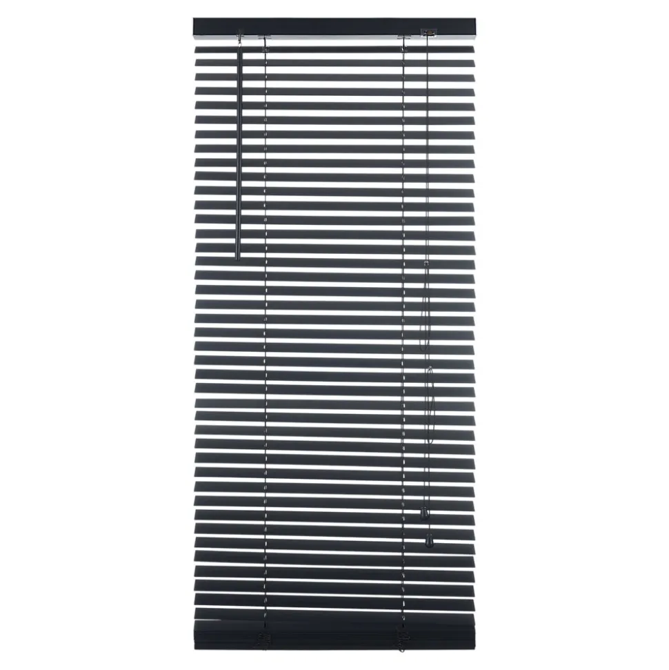 Store vénitien bois Cana noir l.55 x H.180cm Goodhome
