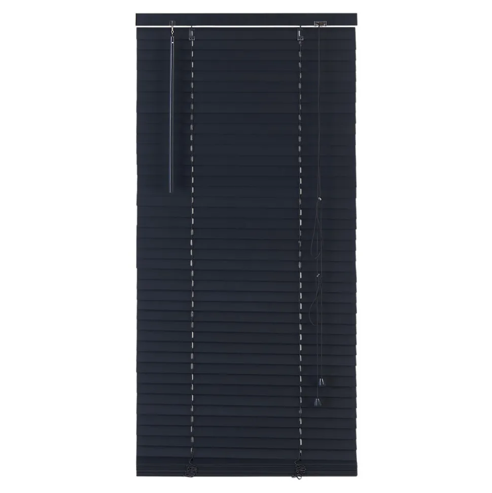 Store vénitien bois Cana noir l.60 x H.180cm Goodhome