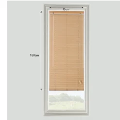 Store vénitien bois clair l.55 x H.180 cm GoodHome Cana