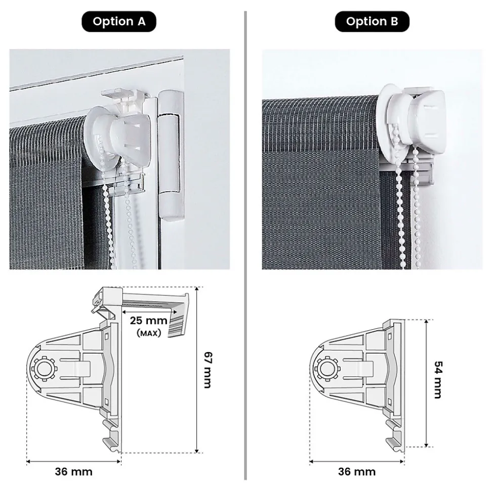 Stores enrouleurs motorisés screen premium, tissu technique, moteur, télécommande, Beige 160x180 cm