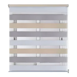 Stores enrouleurs motorisés screen premium, tissu technique, moteur, télécommande, Beige 140x250 cm