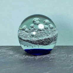Sulfure Quasar verre bleu 10x10cm