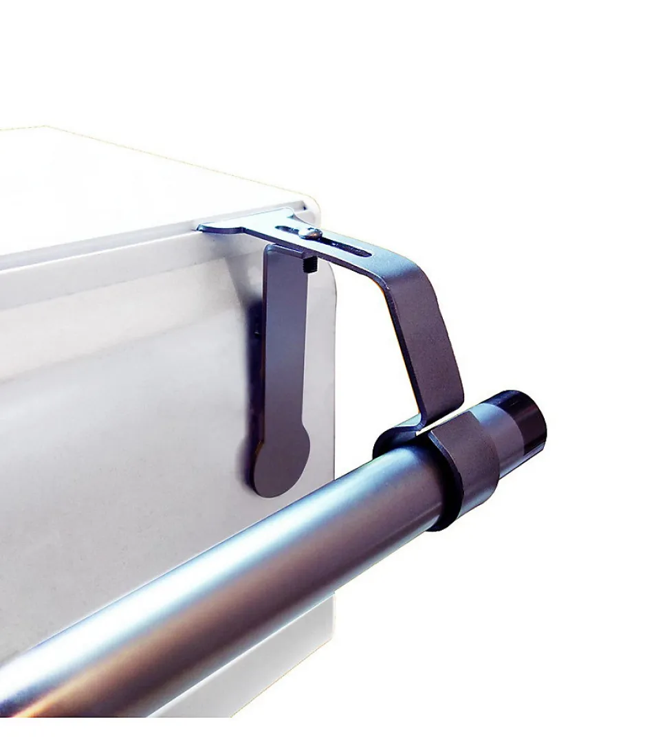 Support Barre à Rideaux Sans Perçage - Coffre Volet Roulant - Tringle diamètre 25-28 mm