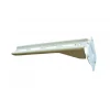Support de Fixation Murale Double Rail - Équerre Acier L. 16 cm