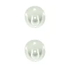 Support encastré pour barre à rideau GoodHome 19 mm Anafi blanc