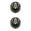 Support encastré pour barre à rideau GoodHome 28 mm Kimlos noir
