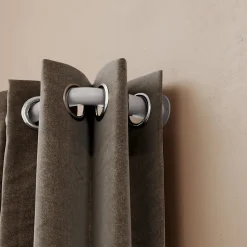 Support extensible coudé tringle à rideau Anafi métal blanc Ø28mm GoodHome