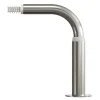 Support extensible coudé tringle à rideau Athens métal gris chromé Ø19mm GoodHome