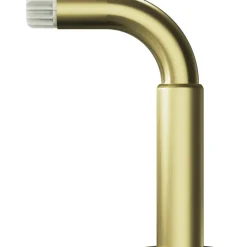 Support extensible coudé tringle à rideau Elasa métal doré Ø28mm GoodHome