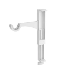 Support extensible sans perçage pour tringle à rideaux Anafi blanc Ø19/28 cm L.17 x l.3,5 x H.14,5 cm GoodHome