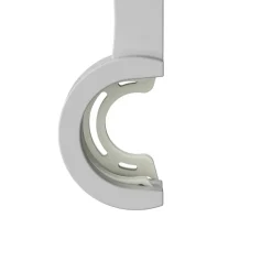 Support extensible sans perçage pour tringle à rideaux Anafi blanc Ø19/28 cm L.17 x l.3,5 x H.14,5 cm GoodHome