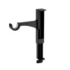 Support extensible sans perçage pour tringle à rideaux Axaros noir Ø19/28 cmL.17 x l.3,5 x H.14,5 cm GoodHome