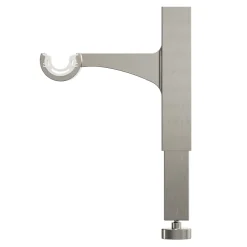 Support extensible sans perçage pour tringle à rideaux Athens gris chromé Ø19/28 cm L.17 x l.3,5 x H.14,5 cm GoodHome