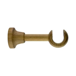 Support long pour barre à rideau GoodHome 28 mm Symi naturel