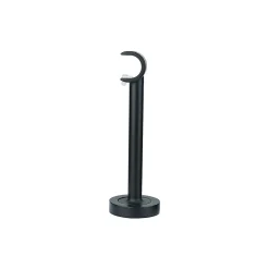 Support moyen pour barre à rideau 19 mm Araxos GoodHome noir