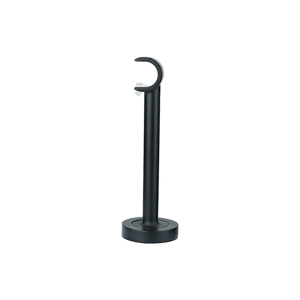Support moyen pour barre à rideau 19 mm Araxos GoodHome noir