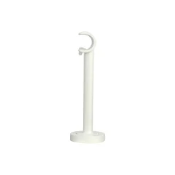 Support moyen pour barre à rideau GoodHome 19 mm Anafi blanc