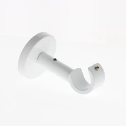 Support Mural et Plafond de 6cm pour tringles à rideaux de Diam.20mm en Blanc Mat - Boulet