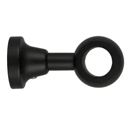 Support oeil tringle à rideau fixation plafond Lamia bois de hêtre noir Ø28mm GoodHome