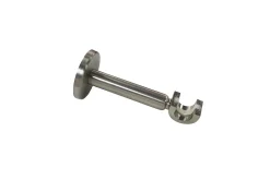 Support pour barre à rideau extensible GoodHome chrome Ø16/19 cm medium