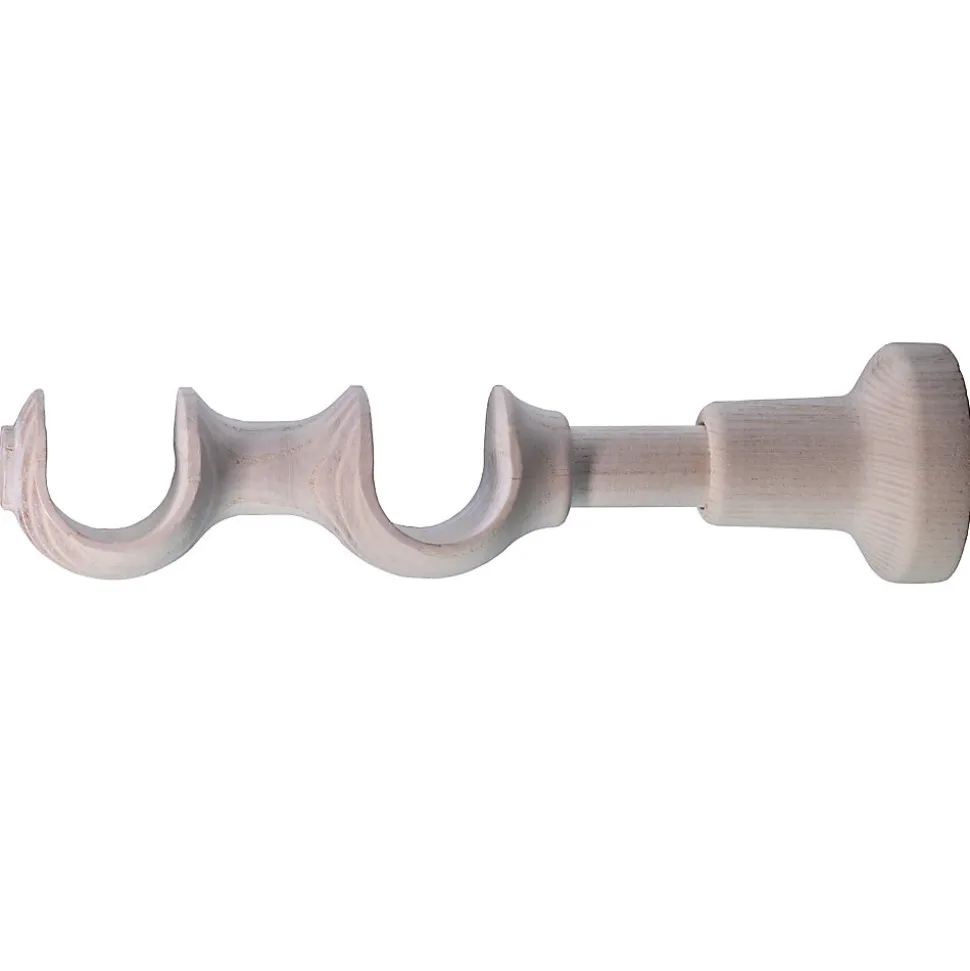 Support pour barre à rideauGoodHome ⌀28/28mm 19,8x5,3cm blanc