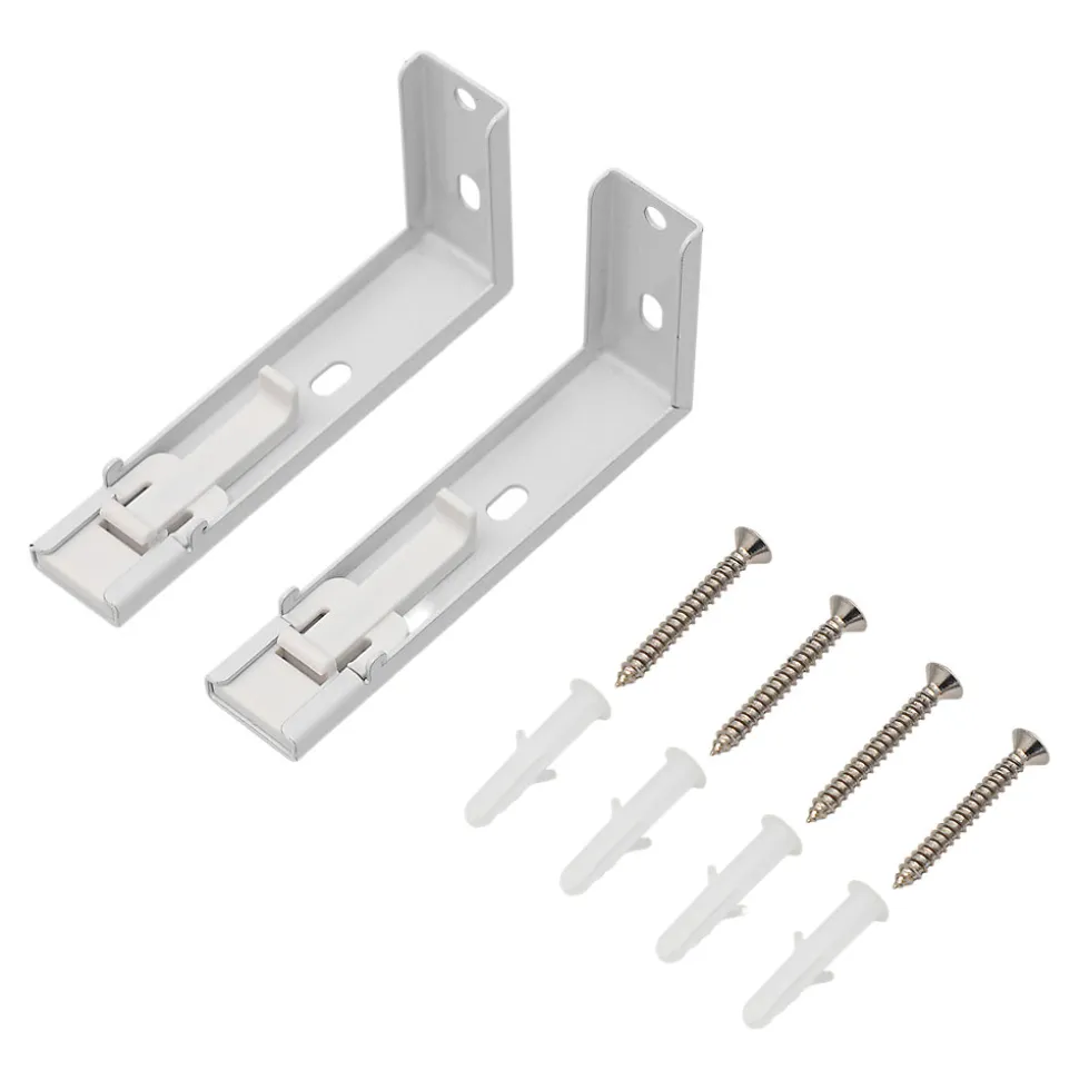 Support pour rail double Thira blanc GoodHome
