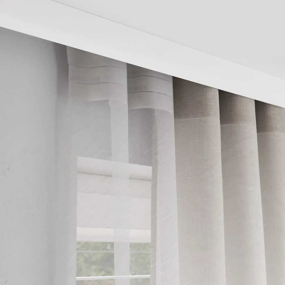 Support pour rail double Thira blanc GoodHome