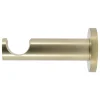 Support tige ouvert tringle à rideau Easy fix métal doré mat Ø20/28mm L.95mm Mobois